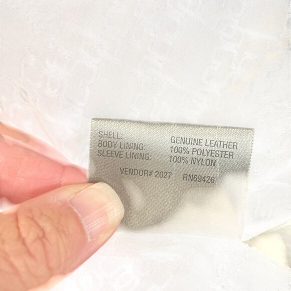 Wilsons Leather Pelle Studio Womens Black Leather Blazer Jacket Sz M SKU 9414 - Picture 13 of 13